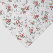 Papier Mousseline Roses romantiques de corail français (Détail)