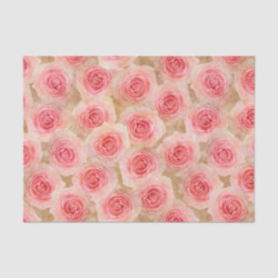 Papier Mousseline Roses roses