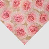 Papier Mousseline Roses roses (Détail)