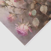 Papier Mousseline Roses roses élégantes (Détail)