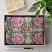 Papier Mousseline Roses roses roses Belle collection moderne (Cadeau)