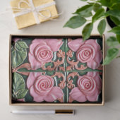 Papier Mousseline Roses roses roses belle collection populaire (Cadeau)