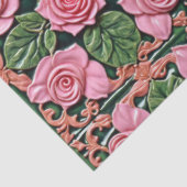 Papier Mousseline Roses roses roses belle collection populaire (Détail)