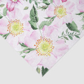 Papier Mousseline Roses roses roses Boho Floral Motif (Détail)