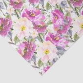 Papier Mousseline Roses roses roses florales (Détail)