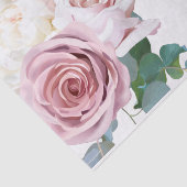 Papier Mousseline Roses roses roses Florales Verdure Mariage moderne (Détail)