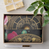 Papier Mousseline Roses roses roses or Filigree Art (Cadeau)