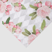 Papier Mousseline Roses roses sur le découpage du tableau de contrôl (Détail)