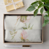 Papier Mousseline Roses roses vintages (Cadeau)