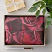 Papier Mousseline Roses rouges (Cadeau)