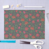 Papier Mousseline Roses rouges et fuchsia parfaites de style gothiqu (Artisanat)