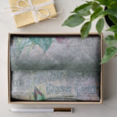 Papier Mousseline Roses Rouges Florales Finch Ephémère Découpage (Cadeau)