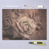 Papier Mousseline Roses rustiques élégants (Artisanat)
