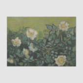 Papier Mousseline Roses sauvages par Vincent van Gogh (Recto)