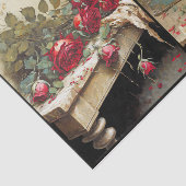 Papier Mousseline Roses séchés (Détail)