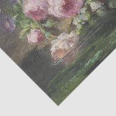 Papier Mousseline Roses sur le plancher forestier par Margaretha Roo (Détail)