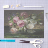 Papier Mousseline Roses sur le plancher forestier par Margaretha Roo (Artisanat)