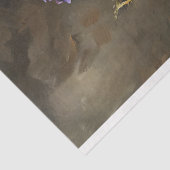 Papier Mousseline Roses victoriens gothiques violets dans Vase Vinta (Détail)