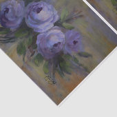 Papier Mousseline Roses Violettes DBL (Détail)