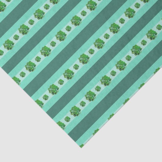 Papier Mousseline Rosette Succulents Papier Tissu (Détail)