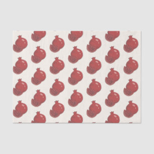 Papier Mousseline Rosh Hashanah grenades rouges Grunge Style
