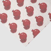 Papier Mousseline Rosh Hashanah grenades rouges Grunge Style (Détail)