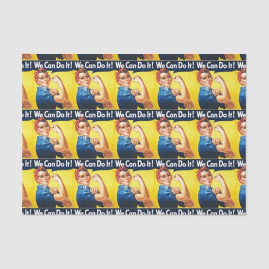 Papier Mousseline Rosie la riveteuse (Recto)