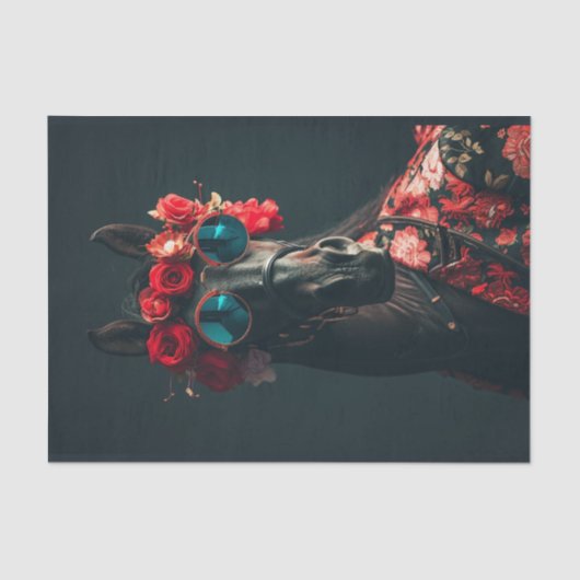 Papier Mousseline Rosie le cheval (Recto)