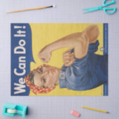 Papier Mousseline Rosie le Riveter : Une femme forte pour l'autonomi (Artisanat)