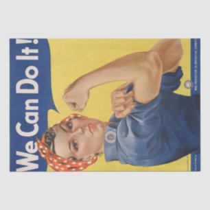Papier Mousseline Rosie le Riveter : Une femme forte pour l'autonomi
