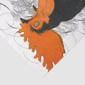 Papier Mousseline Roster Français Script Ferme Pays Découpage (Détail)