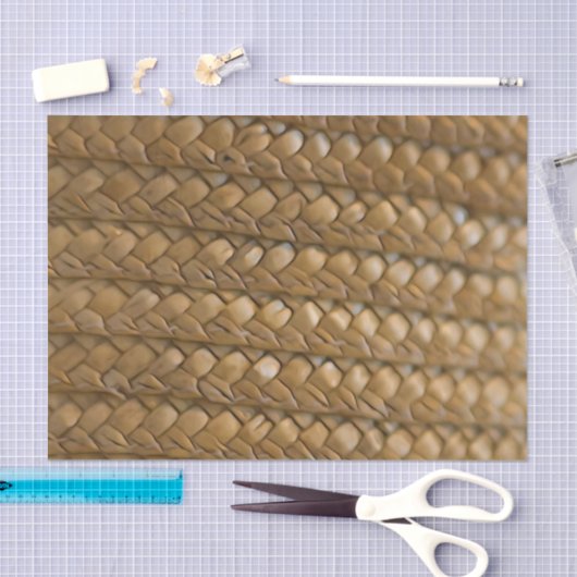 Papier Mousseline Rotin en osier de paille (Artisanat)