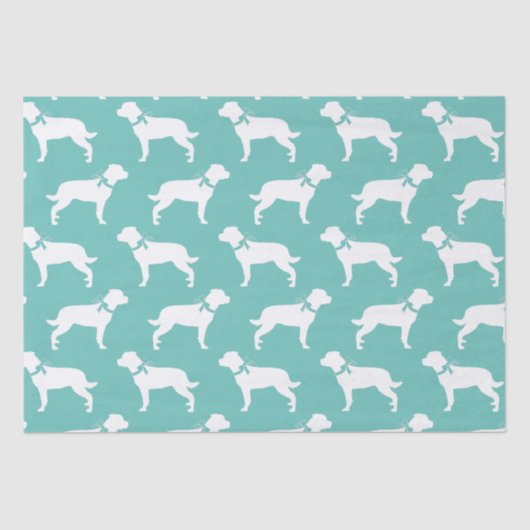 Papier Mousseline Rottweiler Chien Puppy Rottie (Recto)