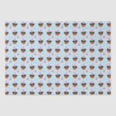 Papier Mousseline Rottweiler Tissue Paper in Blue (Recto)