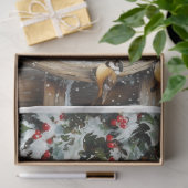 Papier Mousseline Roue en Wagon rustique (Cadeau)