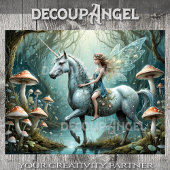 Papier Mousseline Roue enchantée - Découpage -