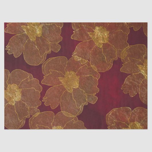 Papier Mousseline Rouge (Recto)