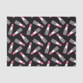 Papier Mousseline Rouge à lèvres rose (Recto)