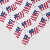 Papier Mousseline Rouge Blanc Bleu Américain drapeaux 4juillet (Détail)