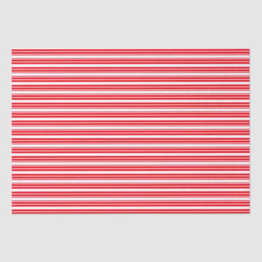 Papier Mousseline Rouge Blanc Vertical Stripes Cool Moderne Motif (Recto)