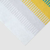 Papier Mousseline Rouge Bleu Jaune Blanc Gris Chic Motif unique (Détail)