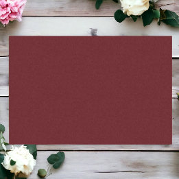 Papier Mousseline Rouge Bourgogne solide