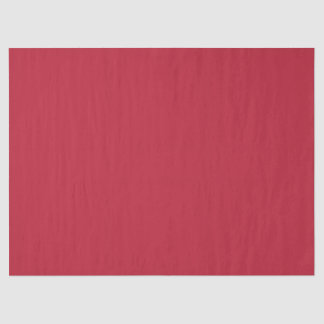 Papier Mousseline rouge cardinal uni