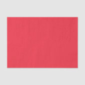 Papier Mousseline Rouge clair uni couleur simple (Recto)