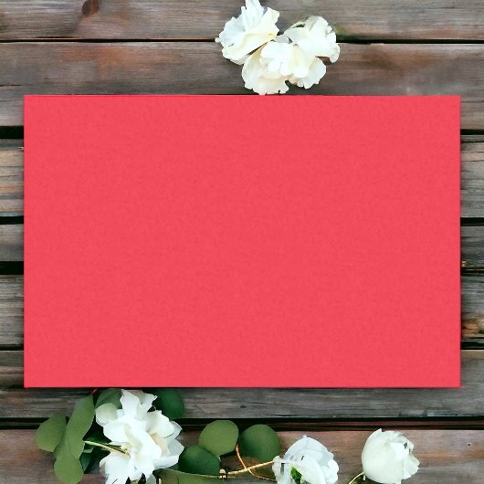 Papier Mousseline Rouge clair uni couleur simple