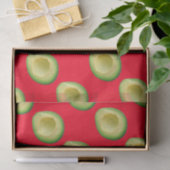 Papier Mousseline Rouge couleur Avocados Vert 4Rita (Cadeau)