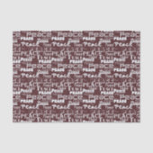 Papier Mousseline Rouge de paix inspirant (Recto)