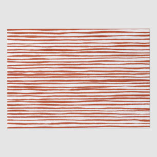 Papier Mousseline Rouge et blanc Rayures d'aquarelle Noël 