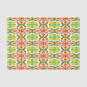 Papier Mousseline Rouge et jaune