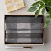 Papier Mousseline Rouge Noir Abstrait Plaid Collection moderne (Cadeau)